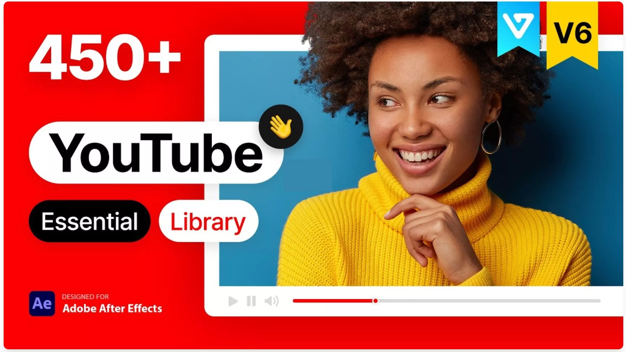 AE脚本 | YouTube Essential Library V6-OMii 