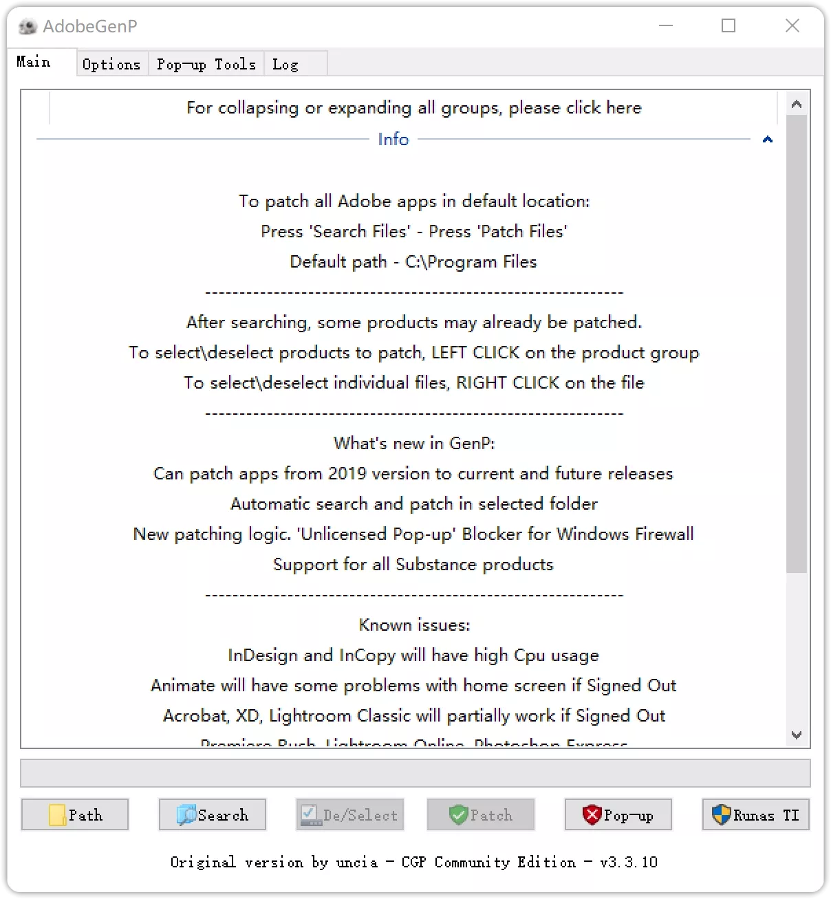 图片[1]-Adobe GenP 3.3.10/3.4.13.B4 Adobe系列破解激活工具-OMii 